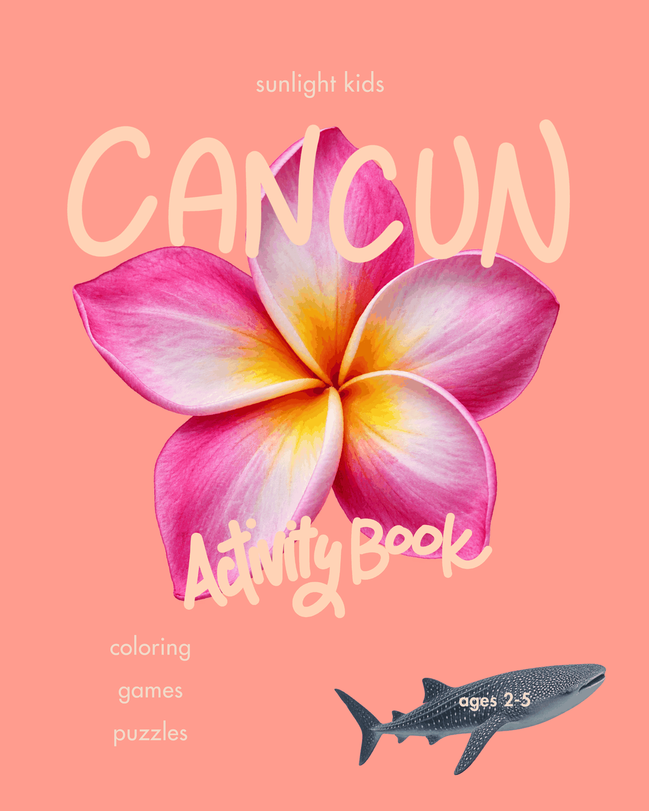 Cancun Activity Book for Kids cover