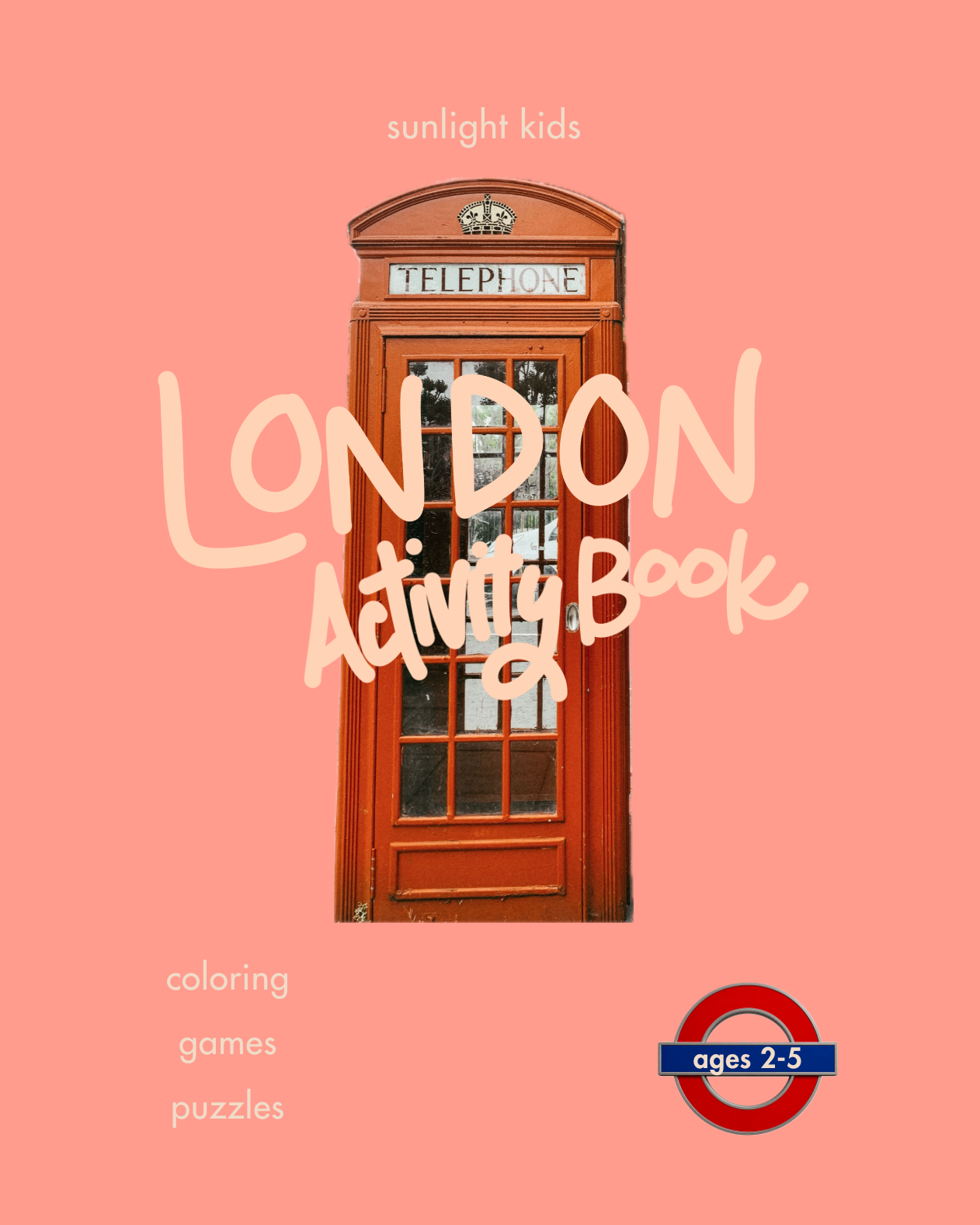 London Activity Book for Kids cover
