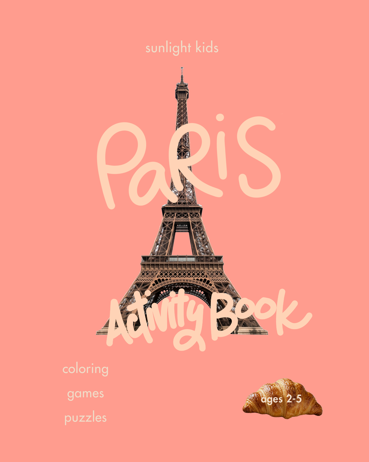 Paris Activity Book for Kids cover